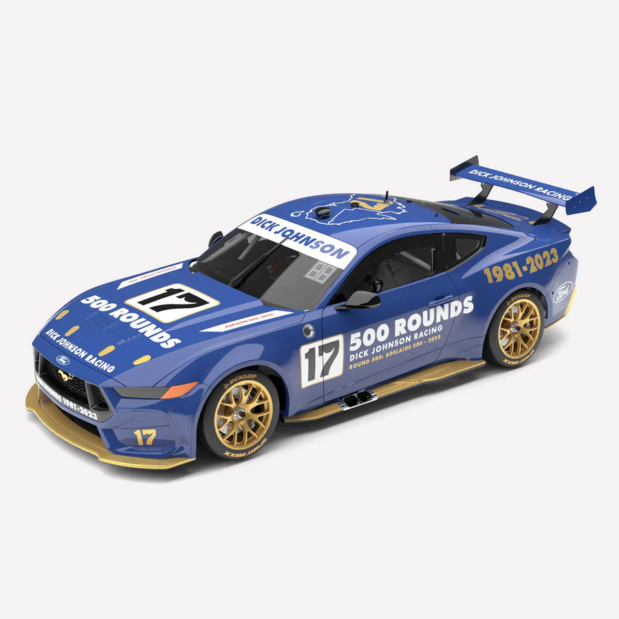 *PRE-ORDER* Dick Johnson Racing #17 Ford Mustang GT - 500 Rounds Celebration Livery - 1:43 Scale Diecast Model - AUTHENTIC COLLECTABLES