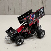 2022 #15 SAGE / CARQUEST SPRINT CAR - DONNY SCHATZ 1:50 SCALE DIECAST - CHROME - TEAM EXECUTIVE