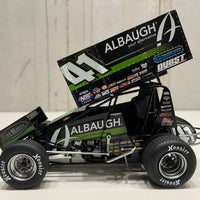 2023 #41 ALBAUGH/ MVT SPRINT CAR - CARSON MACEDO - 1:18 SCALE DIECAST