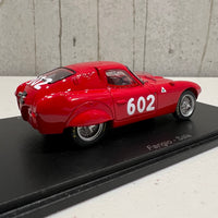 Alfa Romeo 6C 3000CM No.602 2nd Mille Miglia 1953 - J. M. Fangio - G. Sala - 1:43 Scale Resin Model Car - Spark