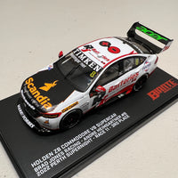 HOLDEN ZB COMMODORE - BJR - ANDRE HEIMGARTNER #8 R&J Batteries/Scandia - Bunnings Trade Perth Supernight Race 11 3RD PLACE - 1:43 Scale Diecast Model Car - BIANTE