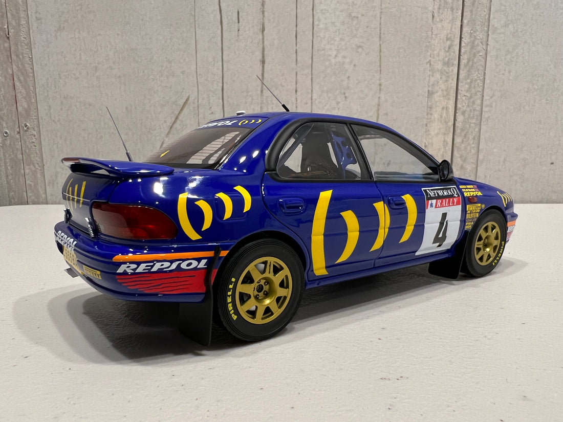 Subaru Impreza 1994 RAC (#4) - 1:18 Scale Diecast Model Car - Kyosho