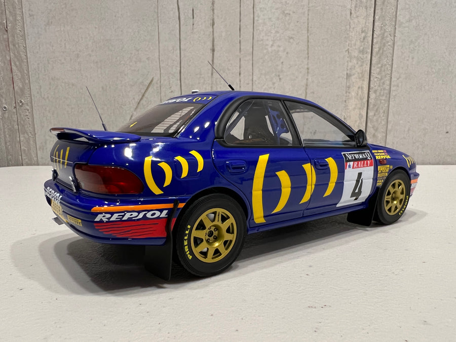 Subaru Impreza 1994 RAC (#4) - 1:18 Scale Diecast Model Car - Kyosho