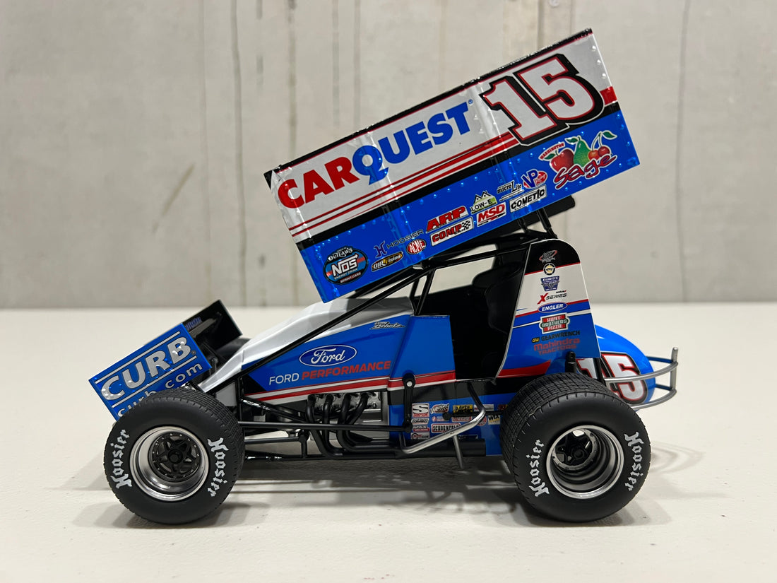 2023 #15 CARQUEST SPRINT CAR - DONNY SCHATZ - 1:18 SCALE DIECAST