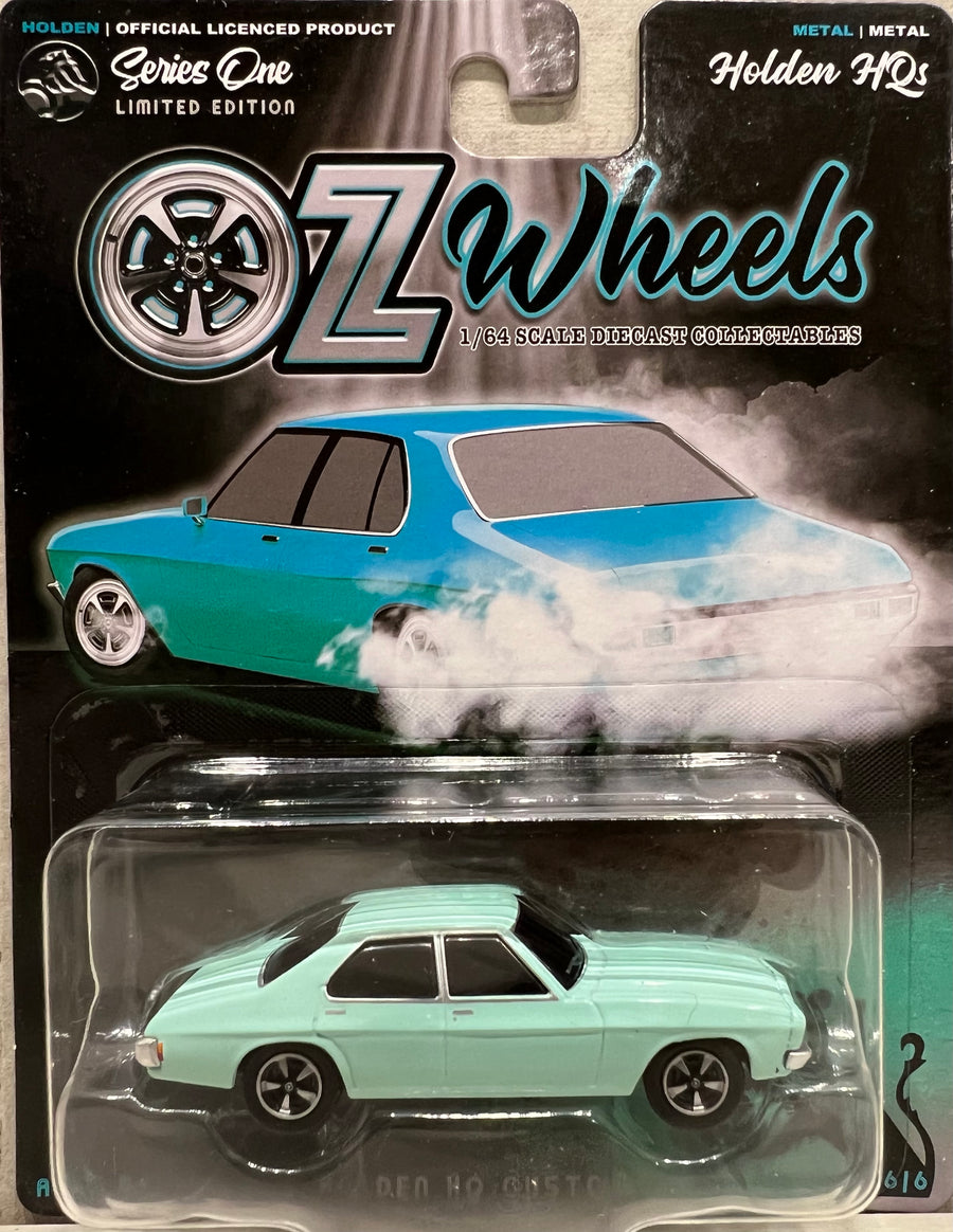 HOLDEN HQ CUSTOM “TURQUOISE" - 1:64 SCALE DIECAST MODEL - DDA