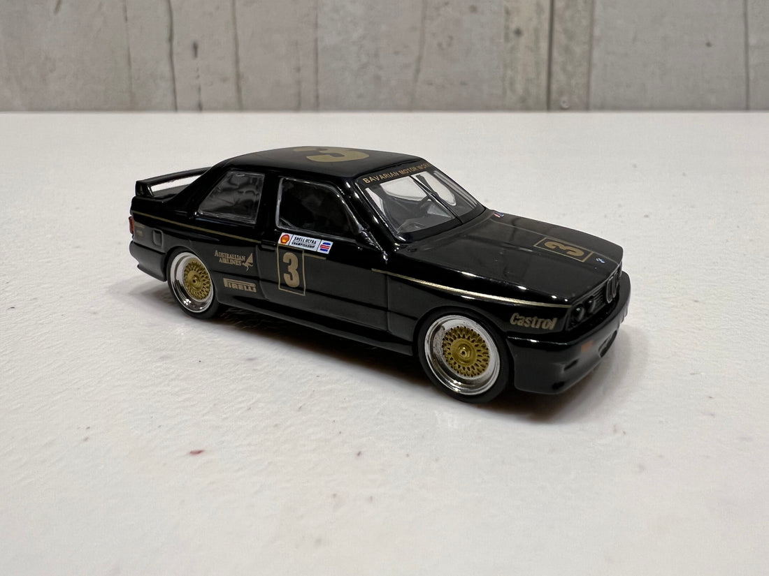 BMW M3 #3 JPS Team BMW 1987 ATCC Championship Winner - Australia Exclusive - 1:64 Scale Diecast Model - Mini GT