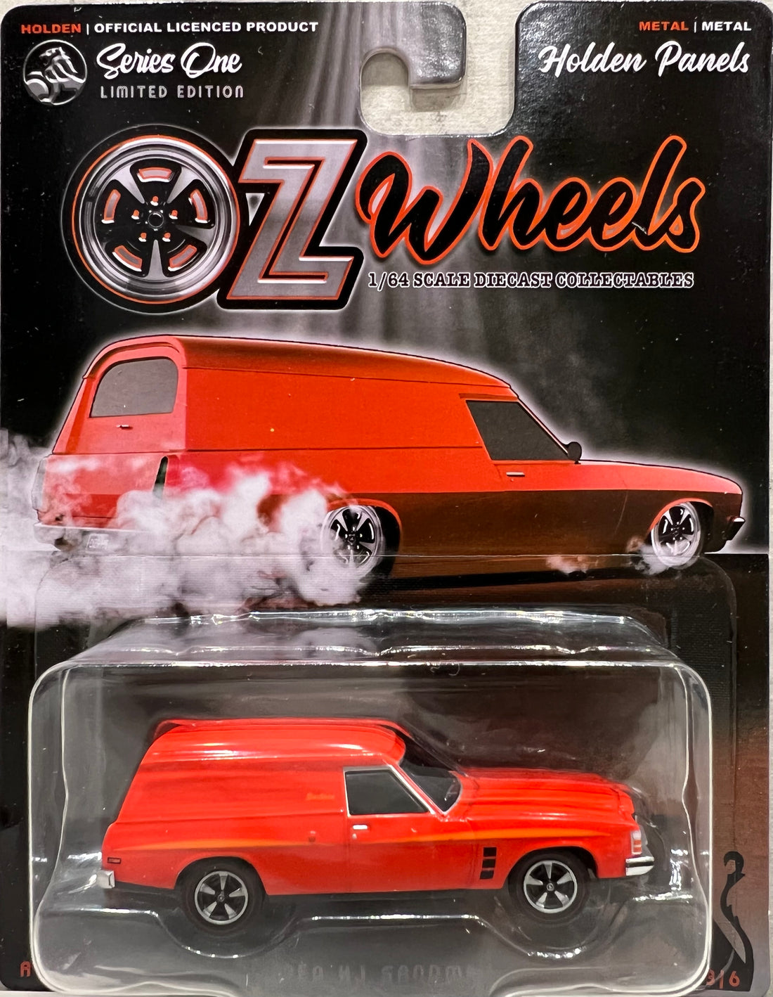 OZ WHEELS - HOLDEN HJ SANDMAN “ORANGE" - 1:64 SCALE DIECAST MODEL - DDA