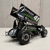 2023 #41 ALBAUGH/ MVT SPRINT CAR - CARSON MACEDO - 1:18 SCALE DIECAST