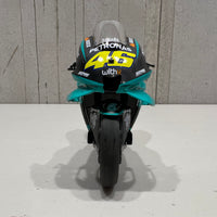 VALENTINO ROSSI 2021 YAMAHA YZR-M1 -TEAM PETRONAS YAMAHA SRT - 1:12 MOTOGP 2021 DIECAST MODEL