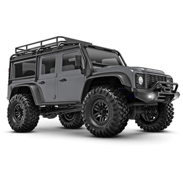 TRAXXAS 1:18 TRX-4M SCALE & TRAIL CRAWLER LAND ROVER DEFENDER - SILVER