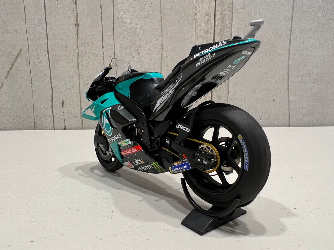 VALENTINO ROSSI 2021 YAMAHA YZR-M1 -TEAM PETRONAS YAMAHA SRT - 1:12 MOTOGP 2021 DIECAST MODEL