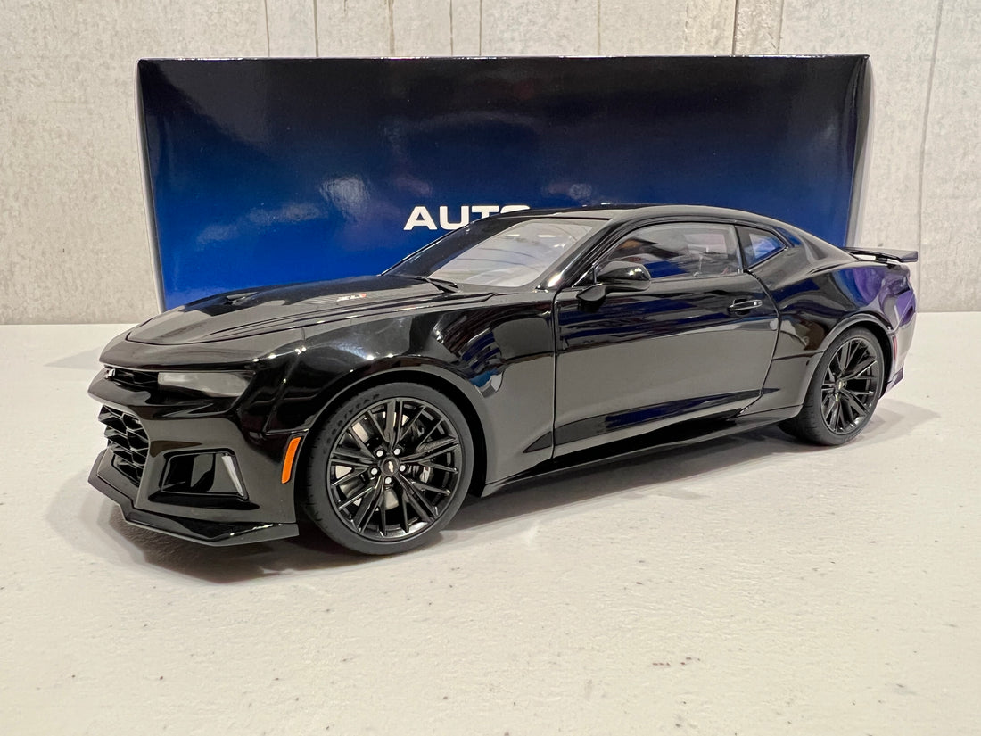 CHEVROLET CAMARO ZL1 2017 (BLACK) - 1:18 SCALE COMPOSITE MODEL - AUTOART