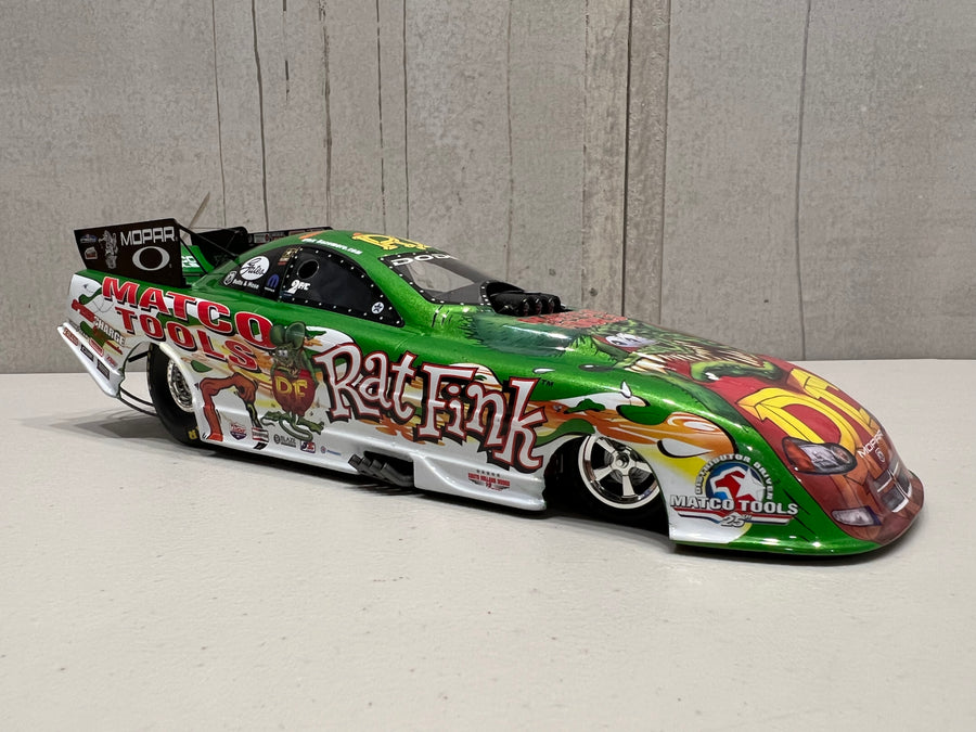 WHIT BAZMORE - 2004 MATCO TOOLS RAT FINK FUNNY CAR - 1:16 SCALE MODEL - MILESTONE