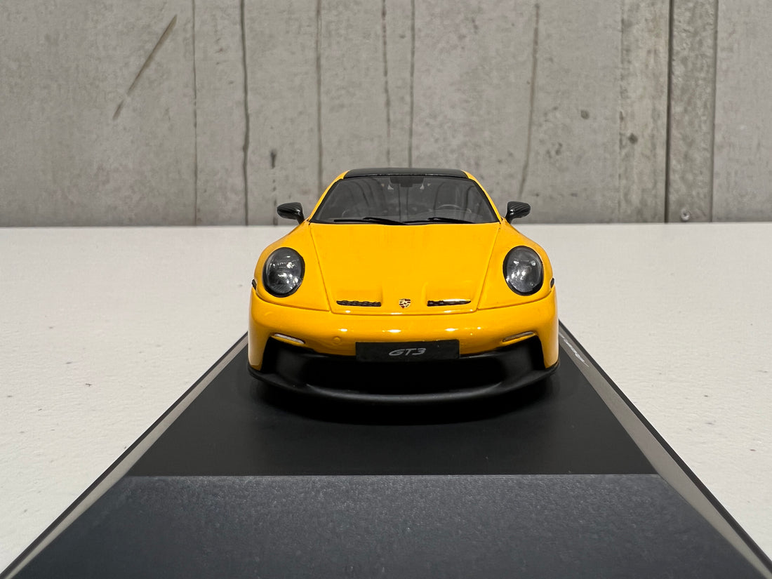 Porsche 992 GT3 Signal Yellow - 1:43 Scale Resin Model Car - Spark