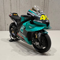 VALENTINO ROSSI 2021 TEAM PETRONAS YAMAHA  YZR-M1 SRT QATAR TEST 1:12 DIECAST MODEL