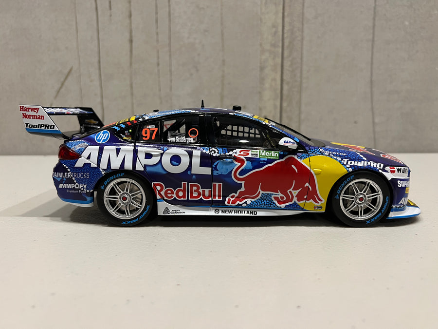 2022 HOLDEN ZB COMMODORE - RED BULL AMPOL RACING - SHANE VAN GISBERGEN #97 - Merlin Darwin Triple Crown Race 16 - 3RD PLACE - 1:18 Scale Diecast Model - BIANTE