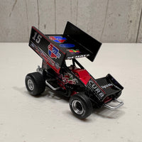 2022 #15 SAGE / CARQUEST SPRINT CAR - DONNY SCHATZ 1:50 SCALE DIECAST - CHROME - TEAM EXECUTIVE