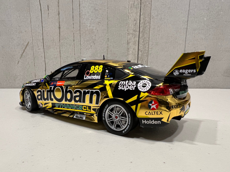 HOLDEN ZB COMMODORE AUTOBARN LOWNDES RACING #888 - LOWNDES - 2018 NEWCASTLE 500  "LOWNDES FINAL RACE" - 1:18 SCALE DIECAST MODEL - BIANTE - RRP $319 NOW $279