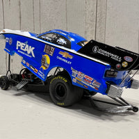 AUTO WORLD 2021 JOHN FORCE PEAK FUNNY CAR 1:24 SCALE DIECAST