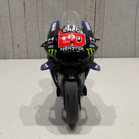 FABIO QUARATAGO 2021 YAMAHA YZR M1 MONSTER ENERGY YAMAHA 1:12 MOTOGP WORLD CHAMPION DIECAST MODEL