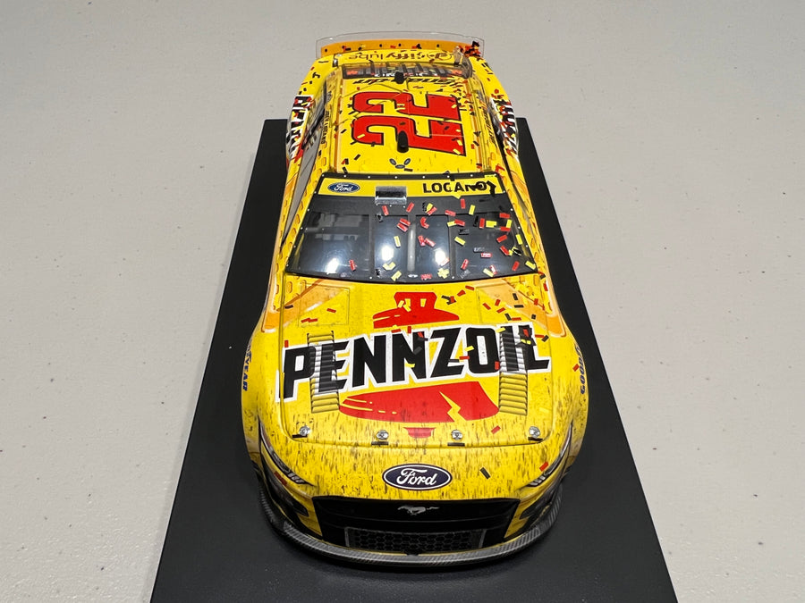 JOEY LOGANO 2022 PENNZOIL LAS VEGAS RACED WIN 1:24 ELITE DIECAST