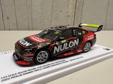 Scott Pye - Nulon Racing #20 Holden ZB Commodore - 2022 Darwin Triple Crown Indigenous Round - 1:43 Scale Diecast Model - AUTHENTIC COLLECTABLES