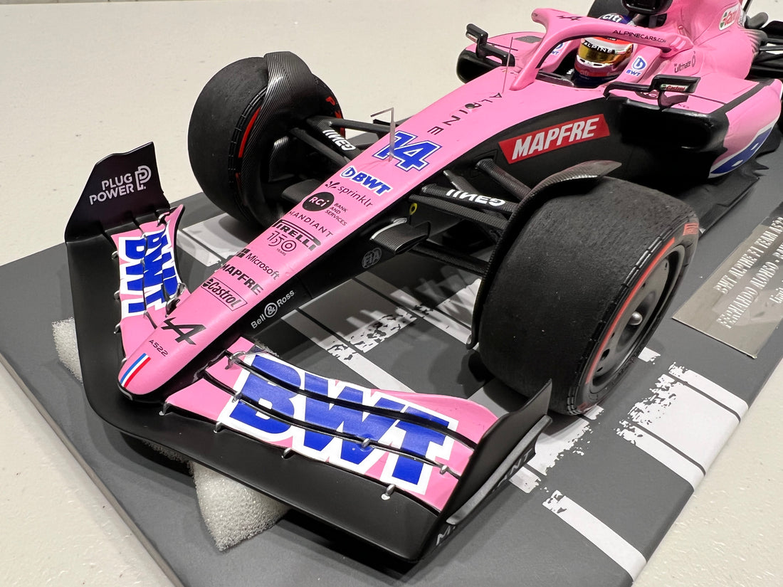 F1 n°14 ALPINE A522 Alonso GP Bahrein 2022 1/18 F1 n°14 ALPINE A522 Alonso GP Bahrein 2022 1/18