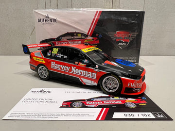 SIMONA DE SILVESTRO & RENEE GRAICE - 2015 SUPERGIRLS FORD FGX FALCON "SATIN BLACK EDITION" SUPERCHEAP AUTO BATHURST 1000 - 1:18 SCALE DIECAST MODEL - AUTHENTIC COLLECTABLES