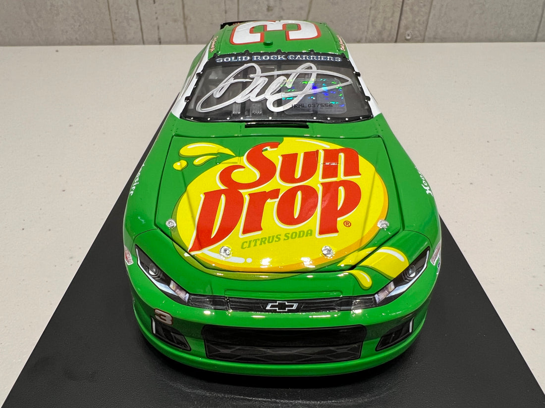 DALE EARNHARDT JR 2022 SUN DROP LATE MODEL 1:24 AUTOGRAPHED ARC DIECAST