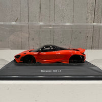 McLaren 765 LT orange - 1:43 Scale Resin Model Car - Spark