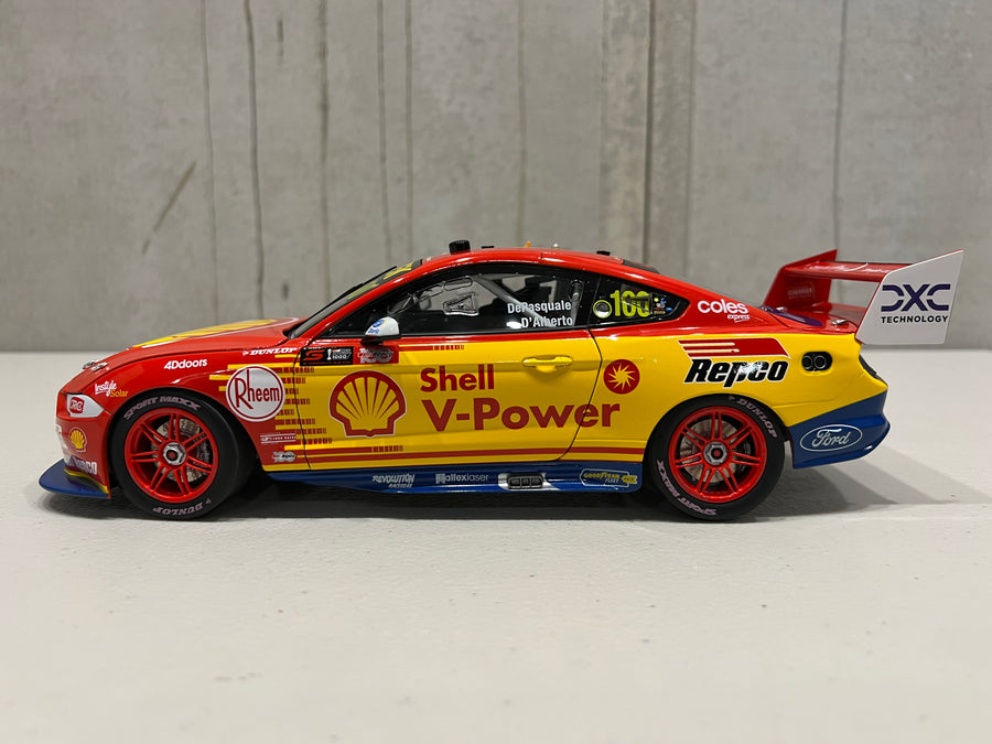 Anton De Pasquale / Tony D'Alberto 1:18 Shell V-Power Racing Team #100 Ford Mustang GT - 2022 Repco Bathurst 1000 (DJR 1000 Races Livery) - Authentic Collectables  - RRP $275 NOW $225