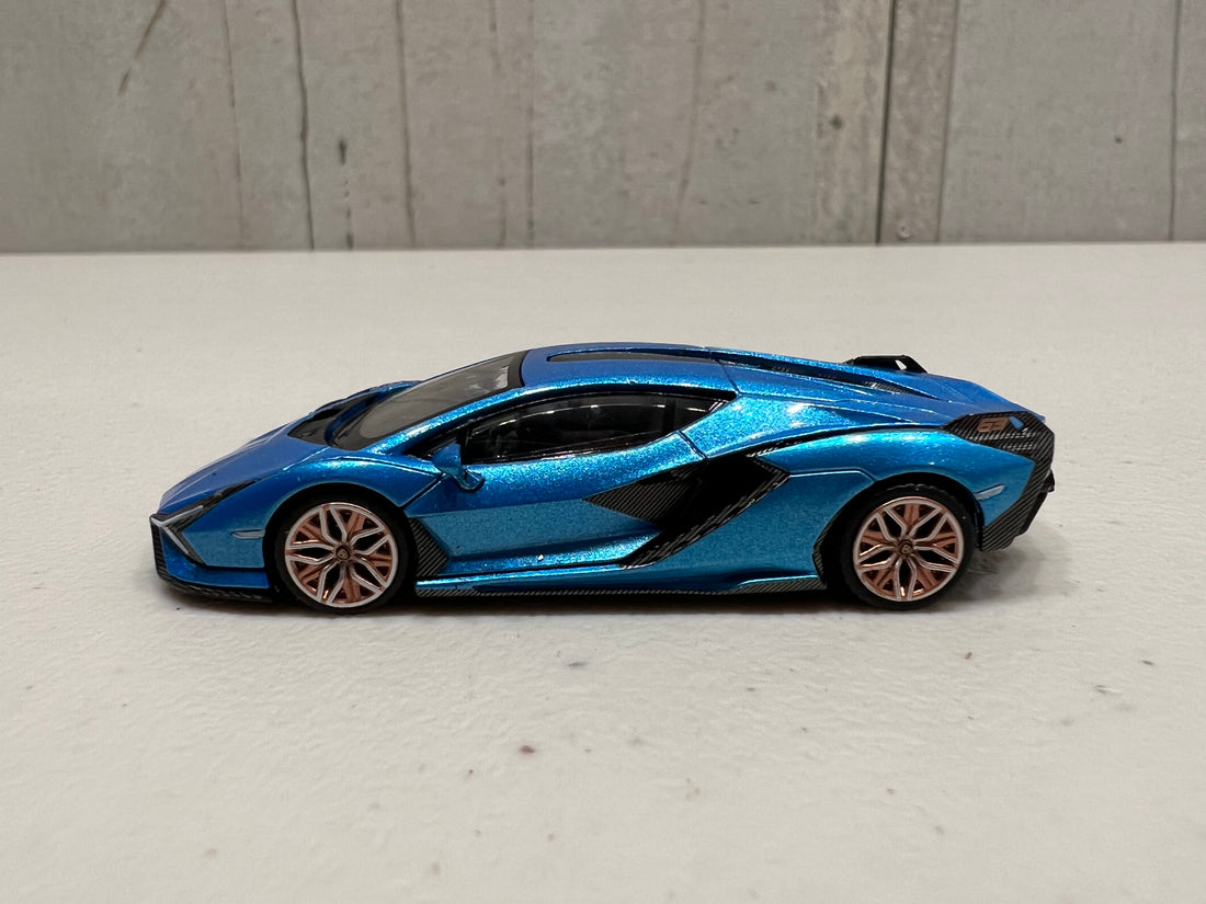 Lamborghini Sián FKP 37 Ble Aegir - 1:64 Scale Diecast Model - Mini GT