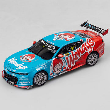 Macauley Jones - Brad Jones Racing Wendy's #96 Chevrolet Camaro ZL1 - 2024 ITM Taupo Super400 - Exclusive Edition - 1:18 Scale Diecast Model - Authentic Collectables