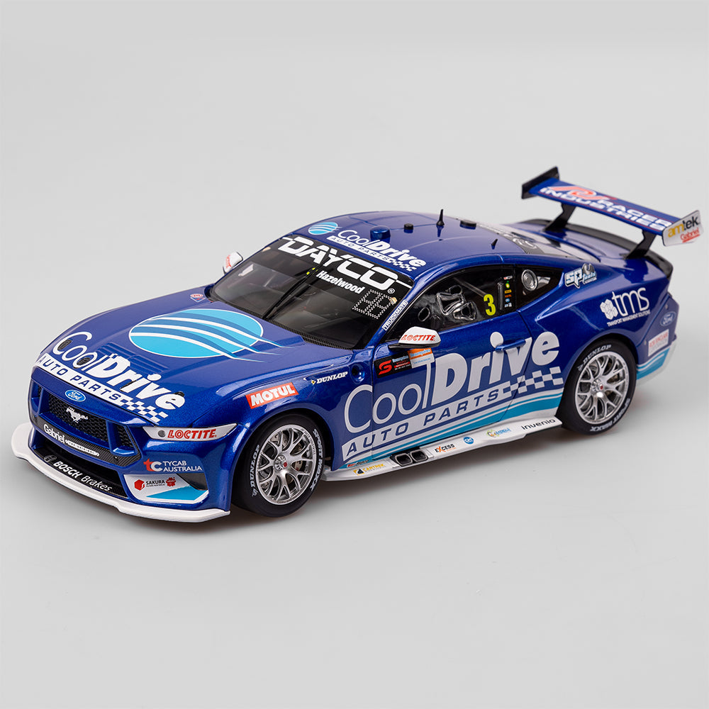 Todd Hazelwood - CoolDrive Racing #3 Ford Mustang GT - 2023 Supercars Championship Season - 1:18 Scale Diecast Model - AUTHENTIC COLLECTABLES