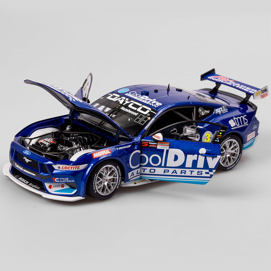 Todd Hazelwood - CoolDrive Racing #3 Ford Mustang GT - 2023 Supercars Championship Season - 1:18 Scale Diecast Model - AUTHENTIC COLLECTABLES