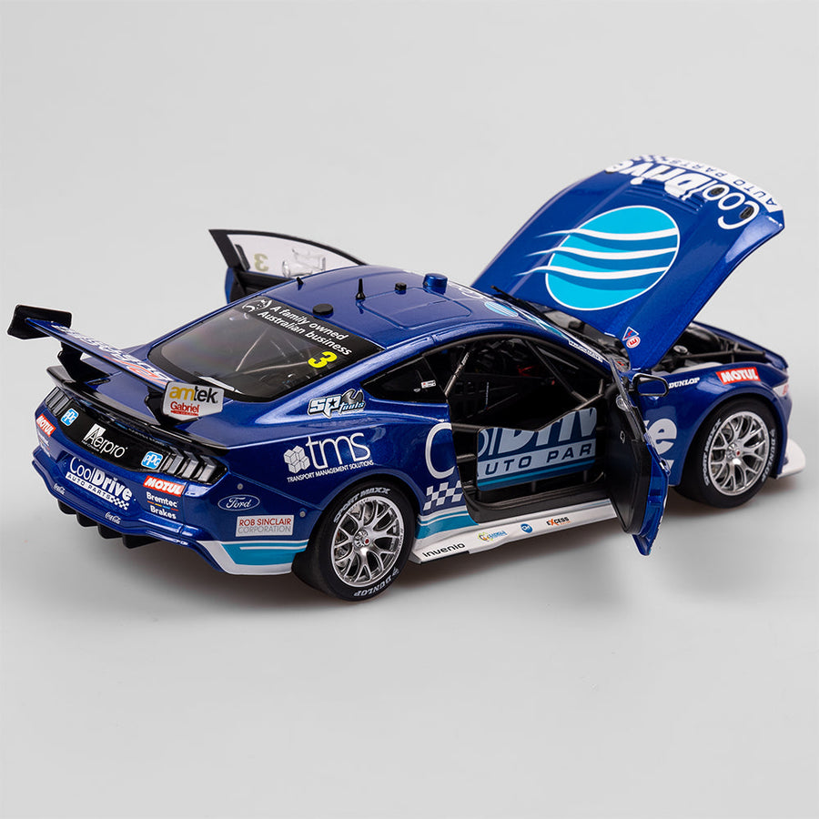 Todd Hazelwood - CoolDrive Racing #3 Ford Mustang GT - 2023 Supercars Championship Season - 1:18 Scale Diecast Model - AUTHENTIC COLLECTABLES