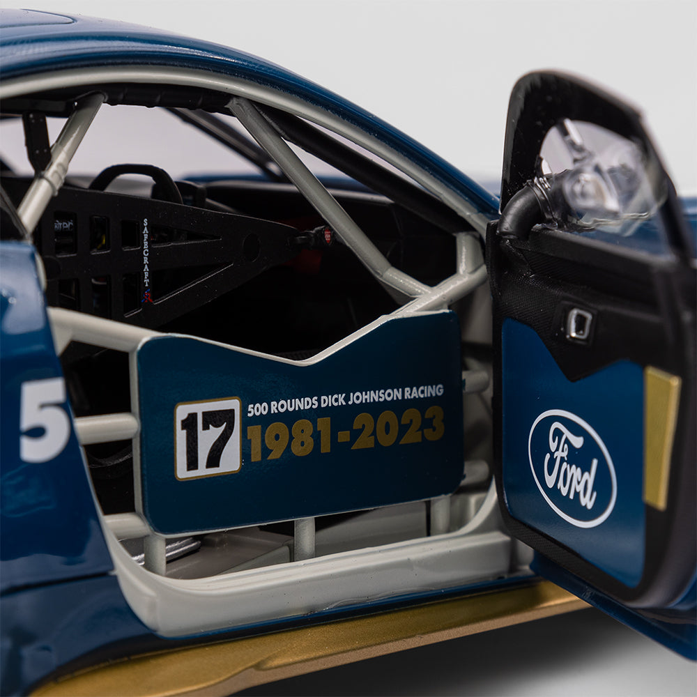 Dick Johnson Racing #17 Ford Mustang GT - 500 Rounds Celebration Livery - 1:18 Scale Diecast Model - AUTHENTIC COLLECTABLES