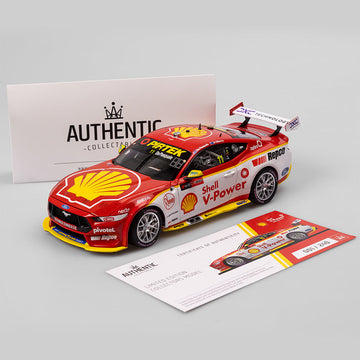 Anton De Pasquale / Tony D'Alberto - Shell V-Power Racing Team #11 Ford Mustang GT - 2023 Bathurst 1000 3rd Place - 1:18 Scale Diecast Model - AUTHENTIC COLLECTABLES