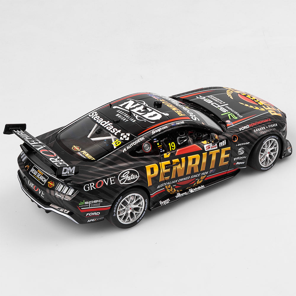 Matthew Payne - Penrite Racing #19 Ford Mustang GT - 2024 NTI Townsville 500 Race 14 Winner - 1:18 Scale Diecast Model - AUTHENTIC COLLECTABLES
