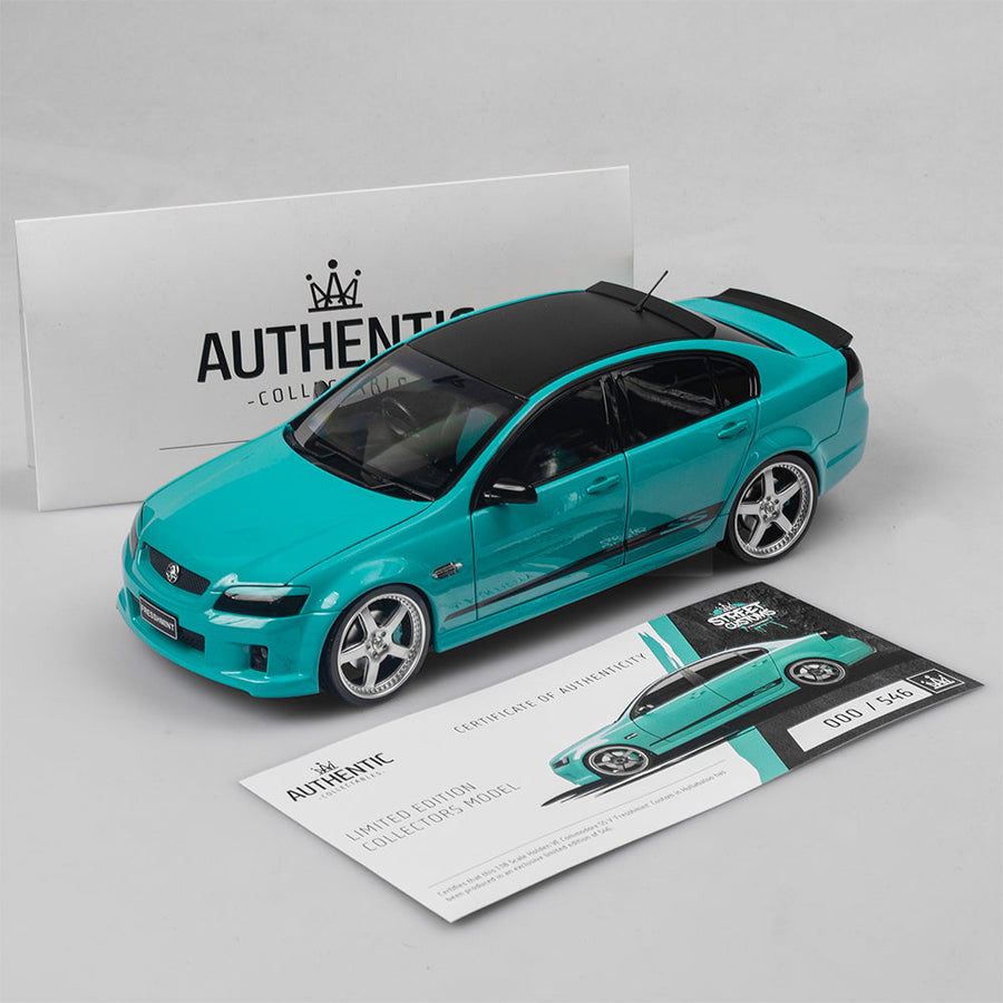 Holden VE Commodore SS V - 'Fresshmint' Street Custom - 1:18 Scale Diecast Model - AUTHENTIC COLLECTABLES