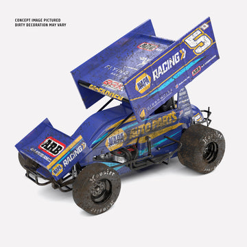 *PRE-ORDER* Hodges Motorsport #D5 NAPA Racing Sprintcar - 2024 NAPA Speedway: Sprintcars In The City Invitational - Dirty Version Exclusive - 1:18 Scale Diecast Model - Authentic Collectables