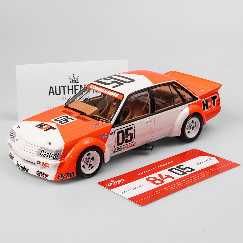 PETER BROCK - LARRY PERKINS - HDT #05 Holden VK Commodore Group C - 1984 Bathurst 1000 Winner - 1:12 Scale Resin Model - AUTHENTIC COLLECTABLES