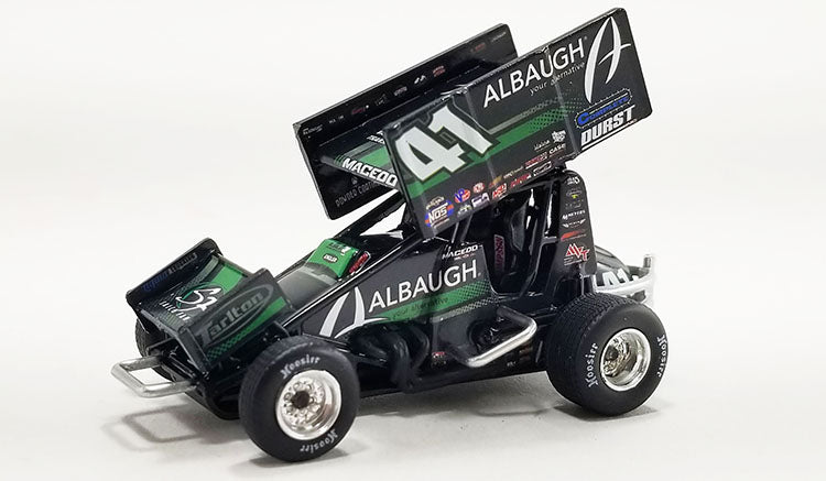 *PRE-ORDER* 2023 #41 ALBAUGH/ MVT SPRINT CAR - CARSON MACEDO - 1:50 SCALE DIECAST MODEL