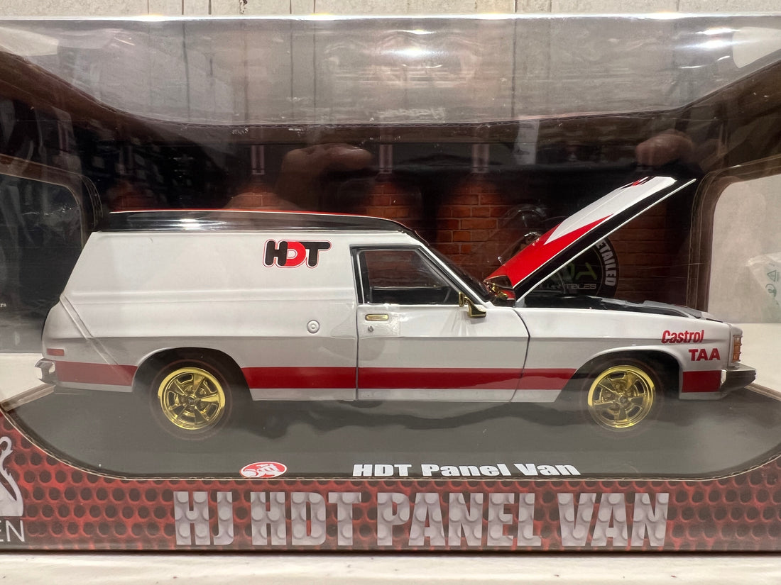 “GOLD CHASE PIECE” HOLDEN HJ "HDT” PANEL VAN - 1:24 SCALE DIECAST MODEL - DDA