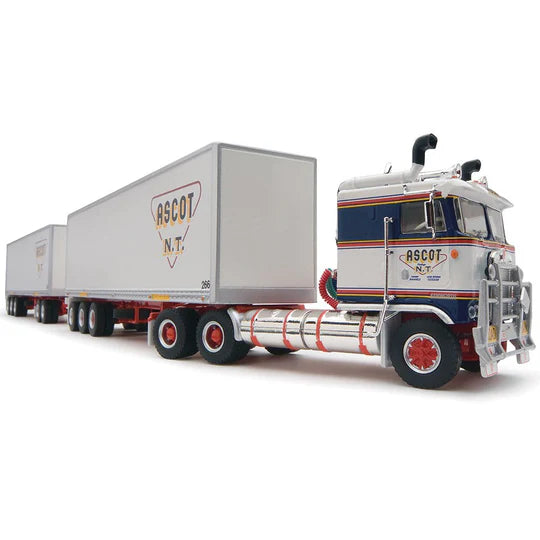 ASCOT N.T. FREIGHT ROAD TRAIN - KENWORTH - 1:64 SCALE DIECAST MODEL - HIGHWAY REPLICAS