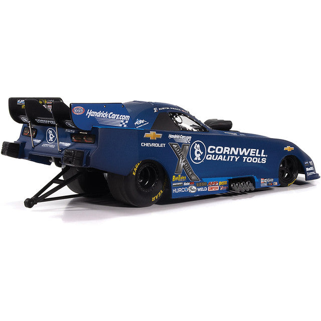 2025 AUSTIN PROCK - CORNWEWLL TOOLS CHEVY CAMARO FUNNY CAR - 1:24 SCALE DIECAST MODEL - AUTO WORLD