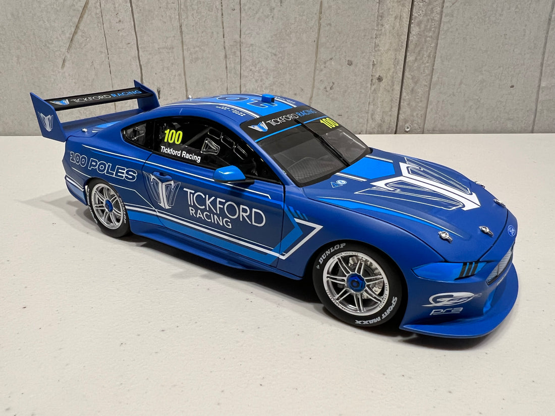 Ford Mustang GT - Tickford Racing 100 Poles Celebration Livery - 1:18 Scale Diecast Model - Authentic Collectables