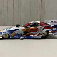 2004 JOHN FORCE & NORWALK RACEWAY PARK "FREEDOM'S FLIGHT" CASTROL GTX MUSTANG FUNNY CAR - 1:24 SCALE DIECAST MODEL - ACTION