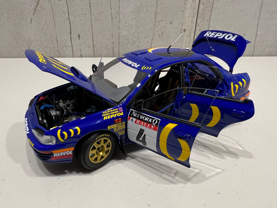 Subaru Impreza 1994 RAC (#4) - 1:18 Scale Diecast Model Car - Kyosho