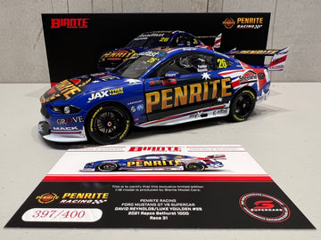 FORD GT MUSTANG - PENRITE RACING - REYNOLDS/YOULDEN #26 - REPCO Bathurst 1000 - 1:18 Scale Diecast Model Car - BIANTE
